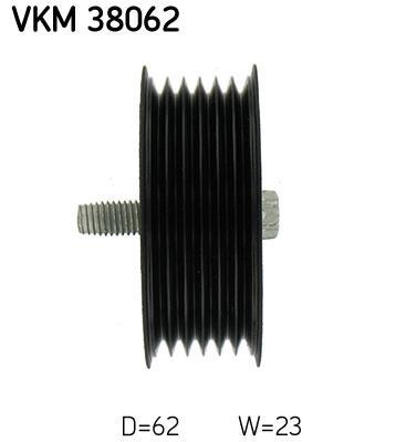 Galet enrouleur de courroie d'accessoire SKF ref. VKM 38062